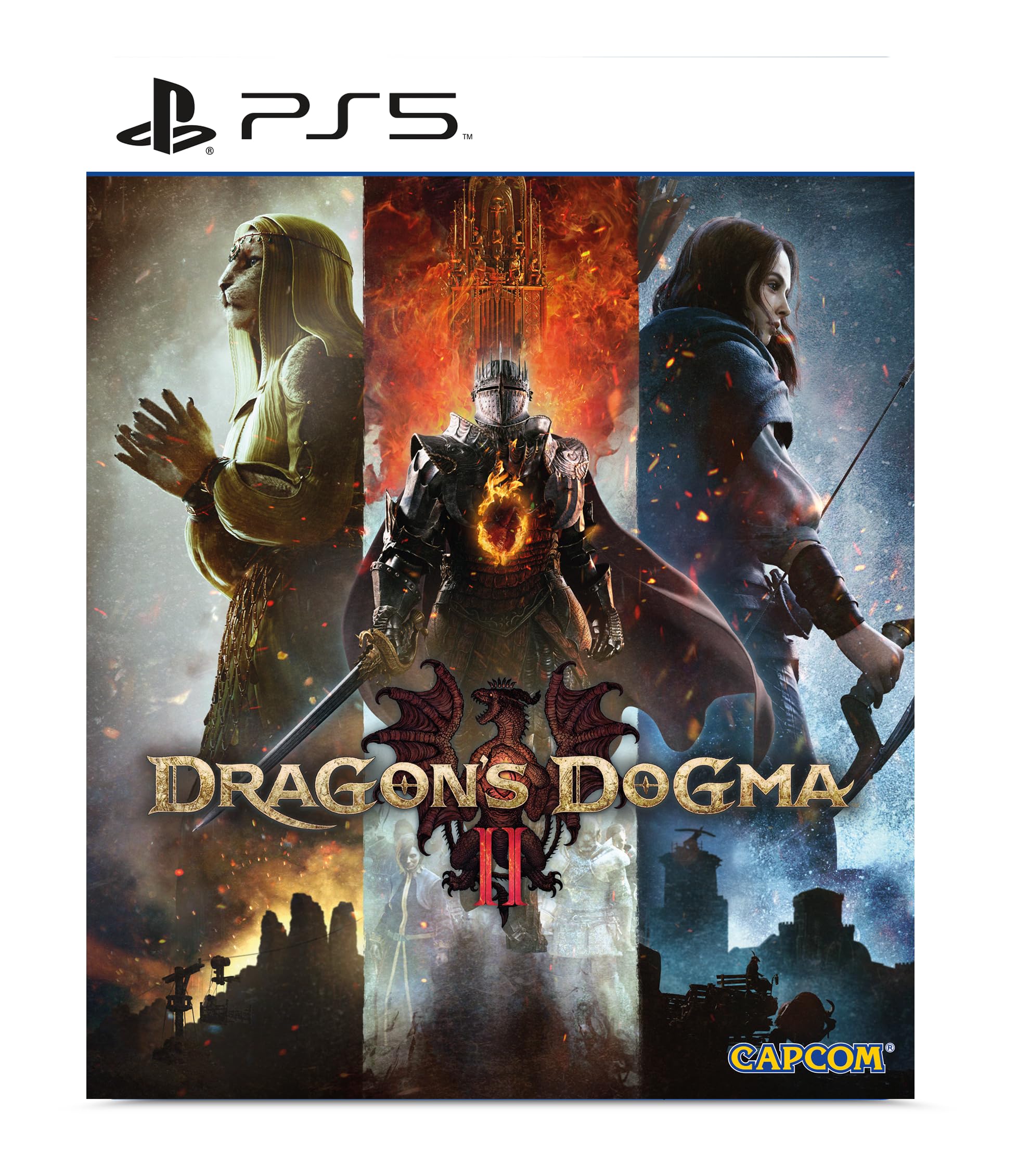 Dragon's Dogma 2 - PS5 Game for Playstation 5 with Lenticular Cover | Epic Fantasy RPG Adventure for Action Game Lovers | Perfect for Solo Play & Gaming Nights