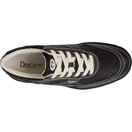 Dexter Men's Turbo Pro Black/Cream Bowling Shoes - Lightweight & Comfortable for League Play & Tournaments - Perfect for Professional & Casual Bowlers
