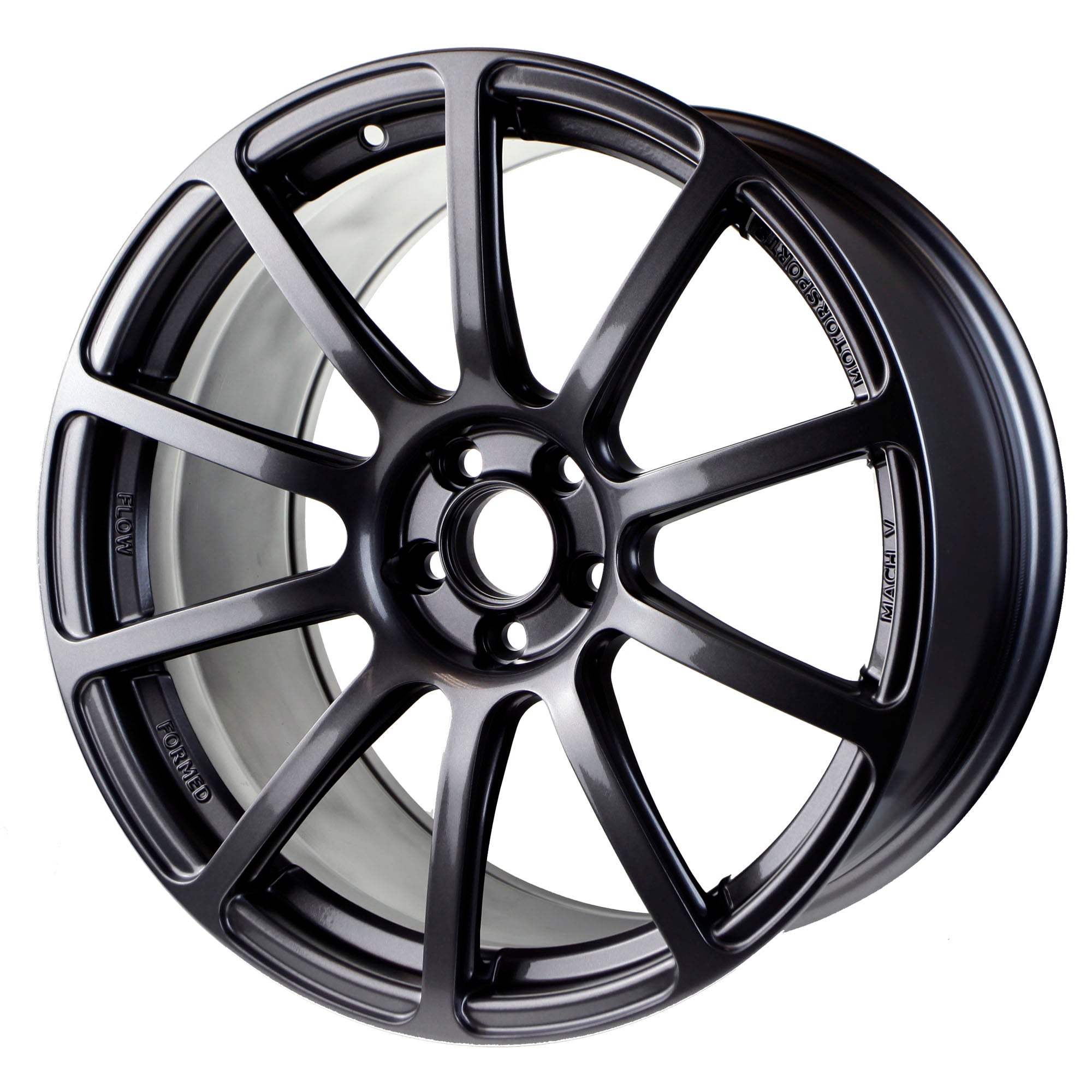 Mach V Crucial 18x9.5 5x114 Alloy Wheels - High Performance Lightweight Rims for Cars, Trucks & SUVs - Perfect for Racing, Off-Road & Street Driving