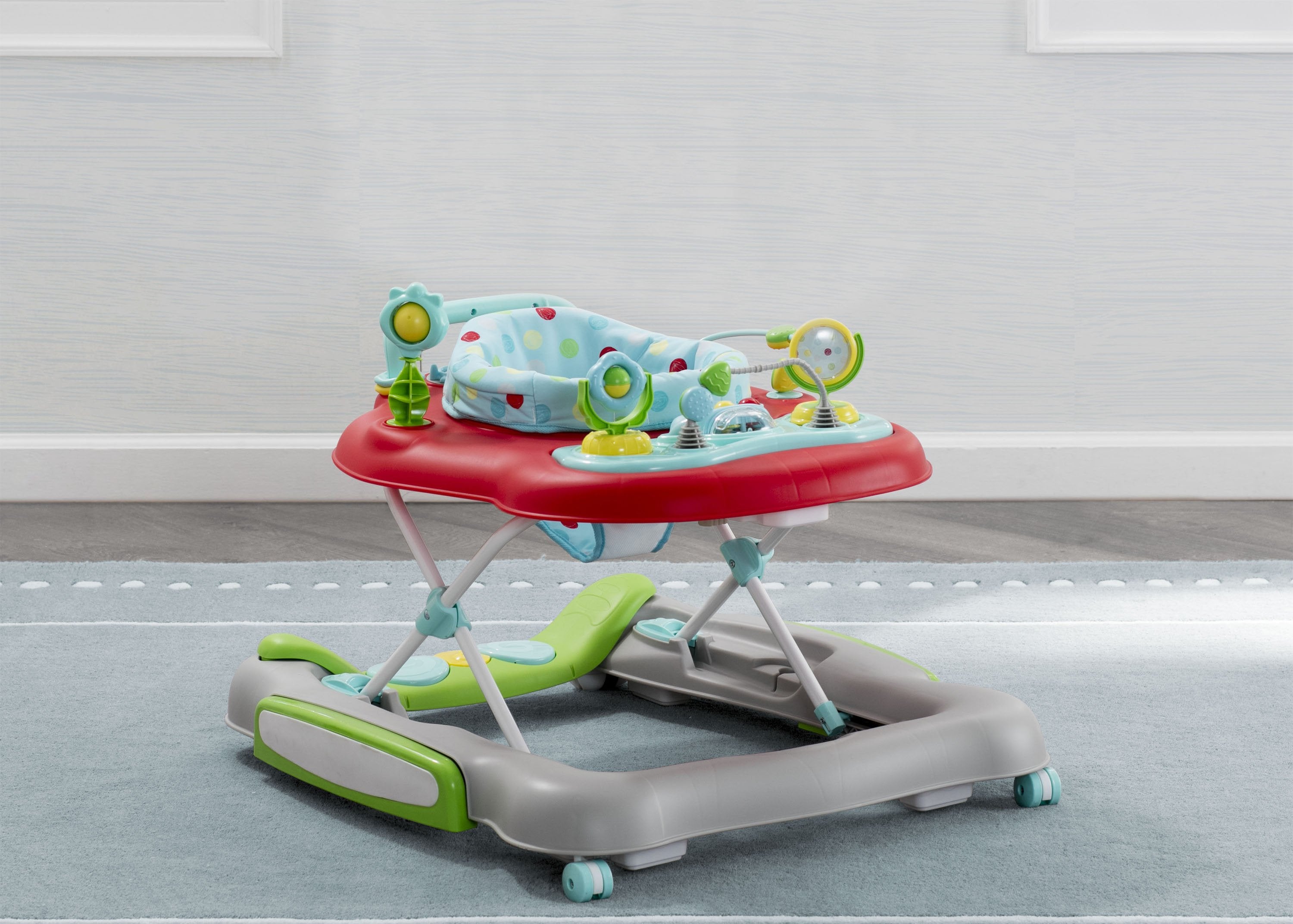 4 in 1 Discover & Play Musical Baby Walker - Interactive Learning Toy with Lights & Sounds for Toddlers 6-12 Months - Perfect for Early Development & First Steps