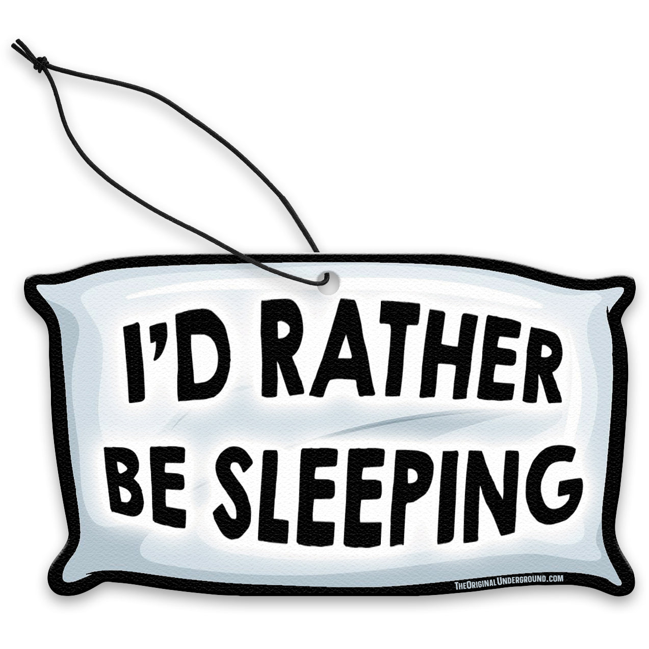 I'd Rather Be Sleeping Car Air Freshener - Funny Scented Hanging Air Fresheners for Cars, Home & Office - Perfect for Road Trips, Commuting & Gifts