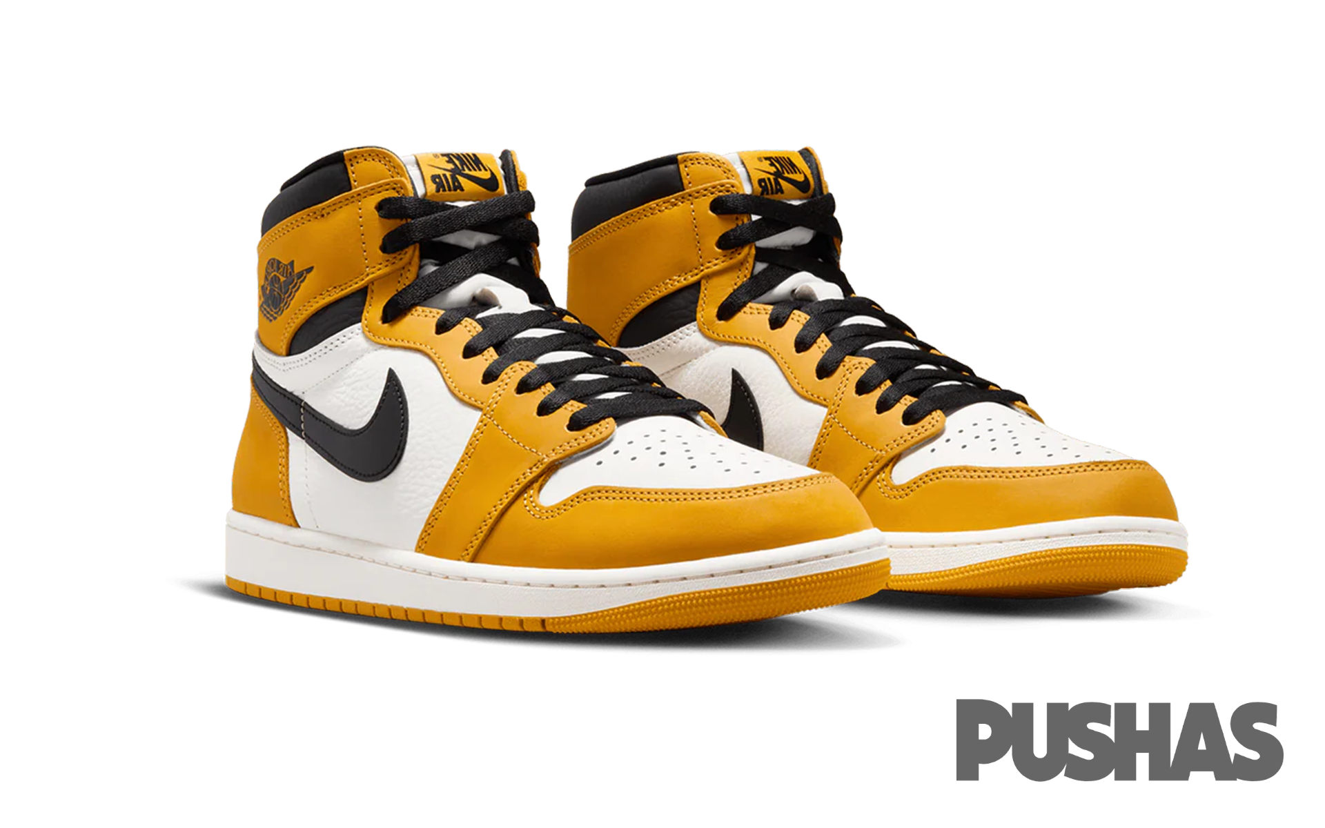 Air Jordan 1 Retro High OG 'Yellow Ochre' GS Sneakers (2024) - Classic Basketball Shoes for Women & Girls - Perfect for Streetwear, Sports & Fashion Outfits
