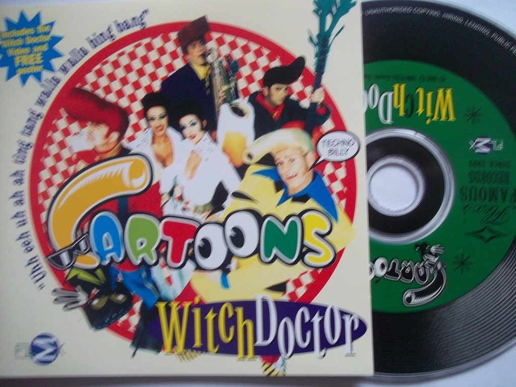 Witch Doctor Cartoon Soundtrack CD - Classic Disney Songs Collection - Perfect for Halloween Parties & Nostalgic Music Lovers