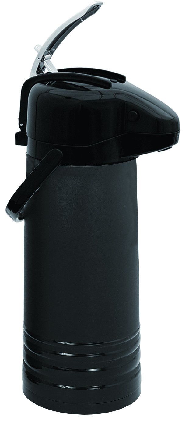 Update International Plastic Val-U-Air Glass Lined 74-Ounce Coffee Air Pot - Premium Insulated Coffee Dispenser for Office, Restaurant & Catering Events