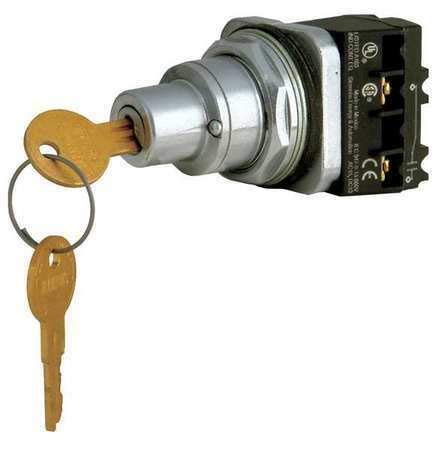 2-Pack Black Chrome Non-Illuminated Selector Switch - 52Sc6afa1 Model for Industrial Equipment & Automotive Applications