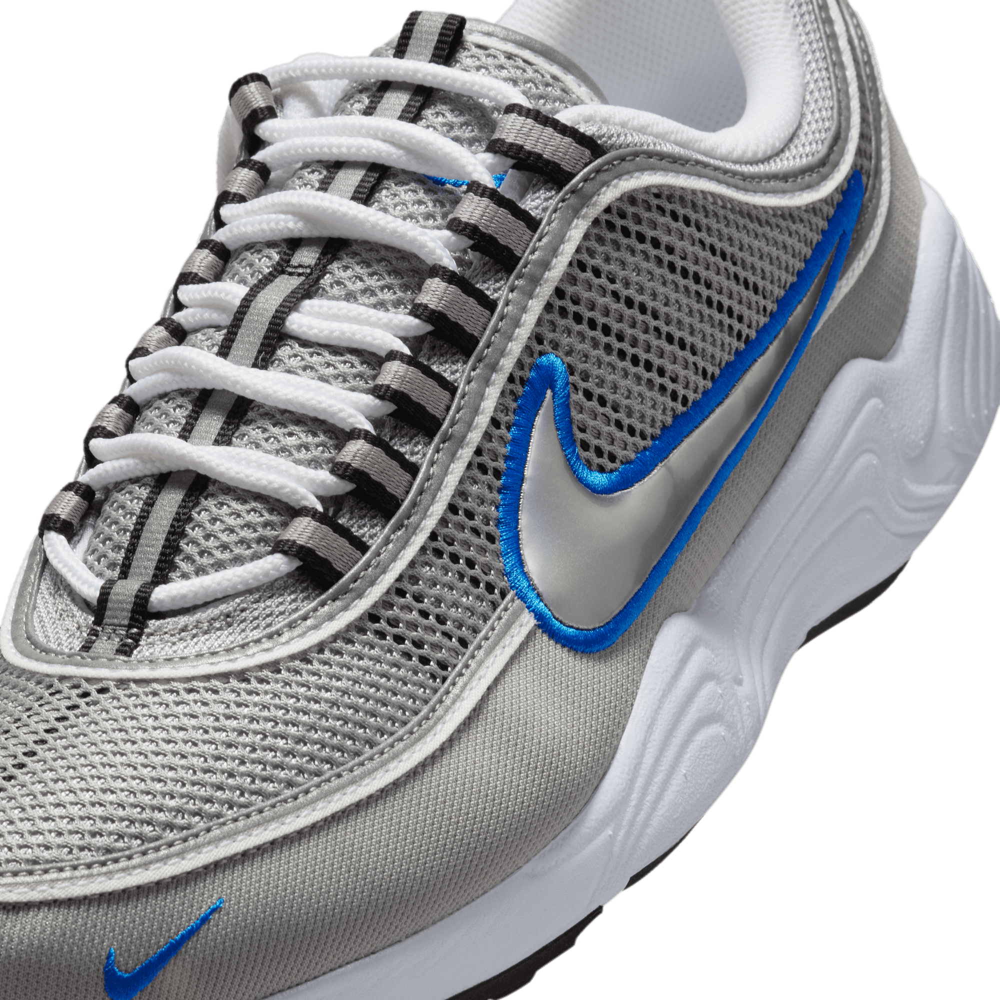 Nike Air Zoom Spiridon Running Shoes - Metallic Silver - Lightweight & Cushioned for Men's & Women's Jogging, Gym Workouts & Casual Wear
