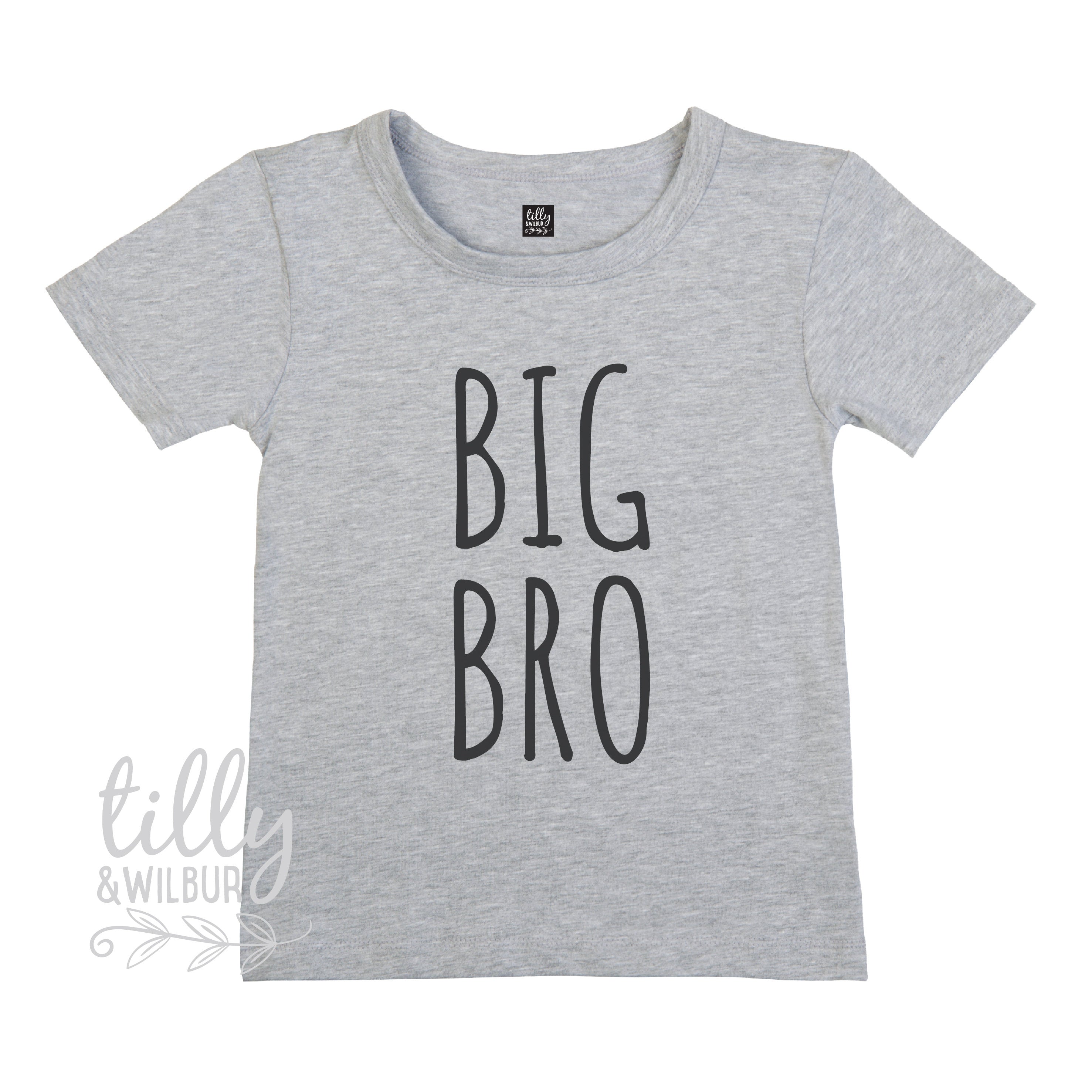 Big Bro T-Shirt - Funny Big Brother Shirt for Men - Cool Sibling Gift for Birthdays & Family Events