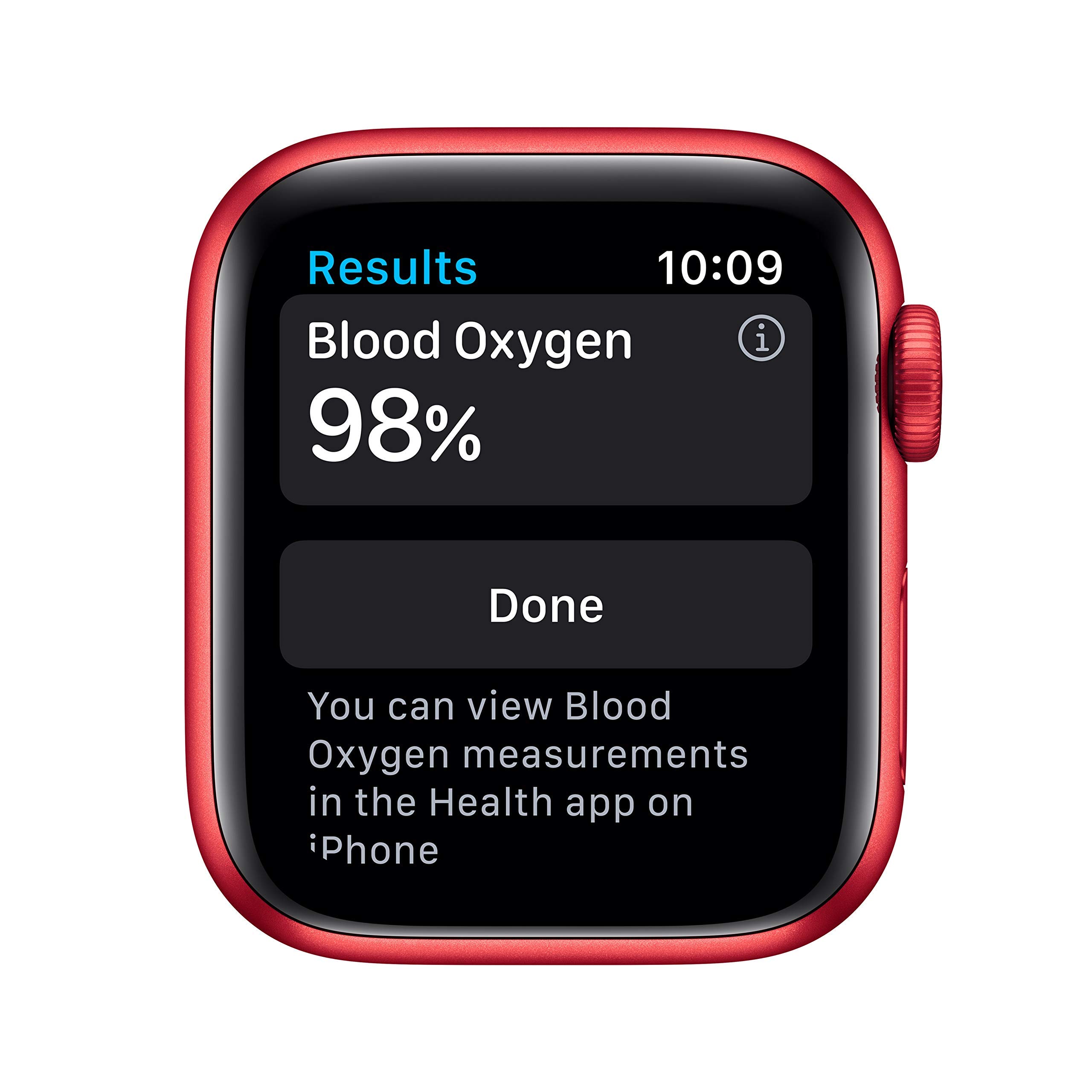 Apple Watch Series 6 (GPS + Cellular, 40mm) - (Product) RED Aluminum Case with RED Sport Band (Renewed) | Smart Fitness Tracker for Running, Swimming & Daily Activity | Compatible with iPhone