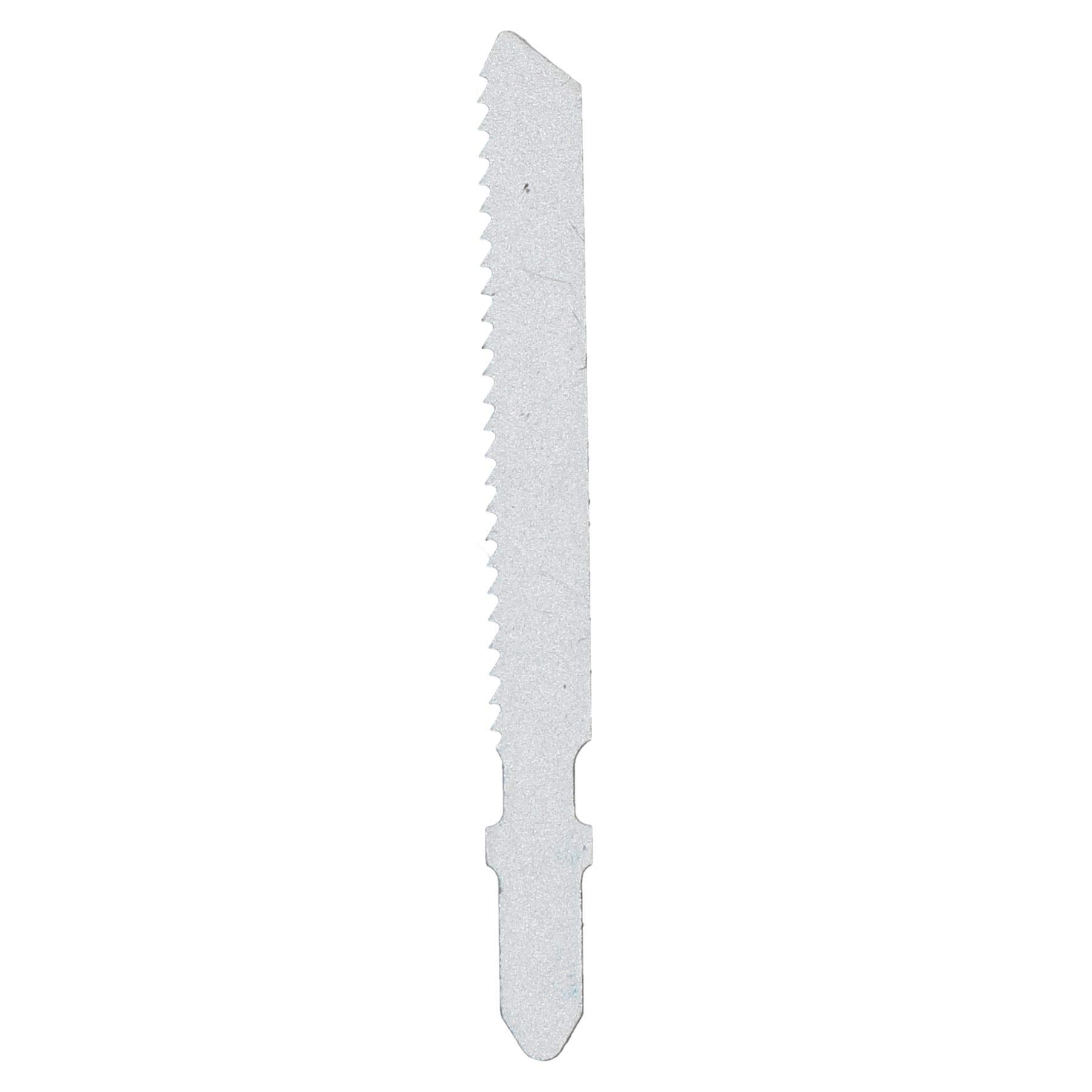 5-Pack Eclipse EPT118B HSS Jigsaw Blades - 2.5-6mm Cutting Range with Progressive Teeth for Medium-Density Materials - Perfect for Woodworking, Metal Cutting & DIY Projects