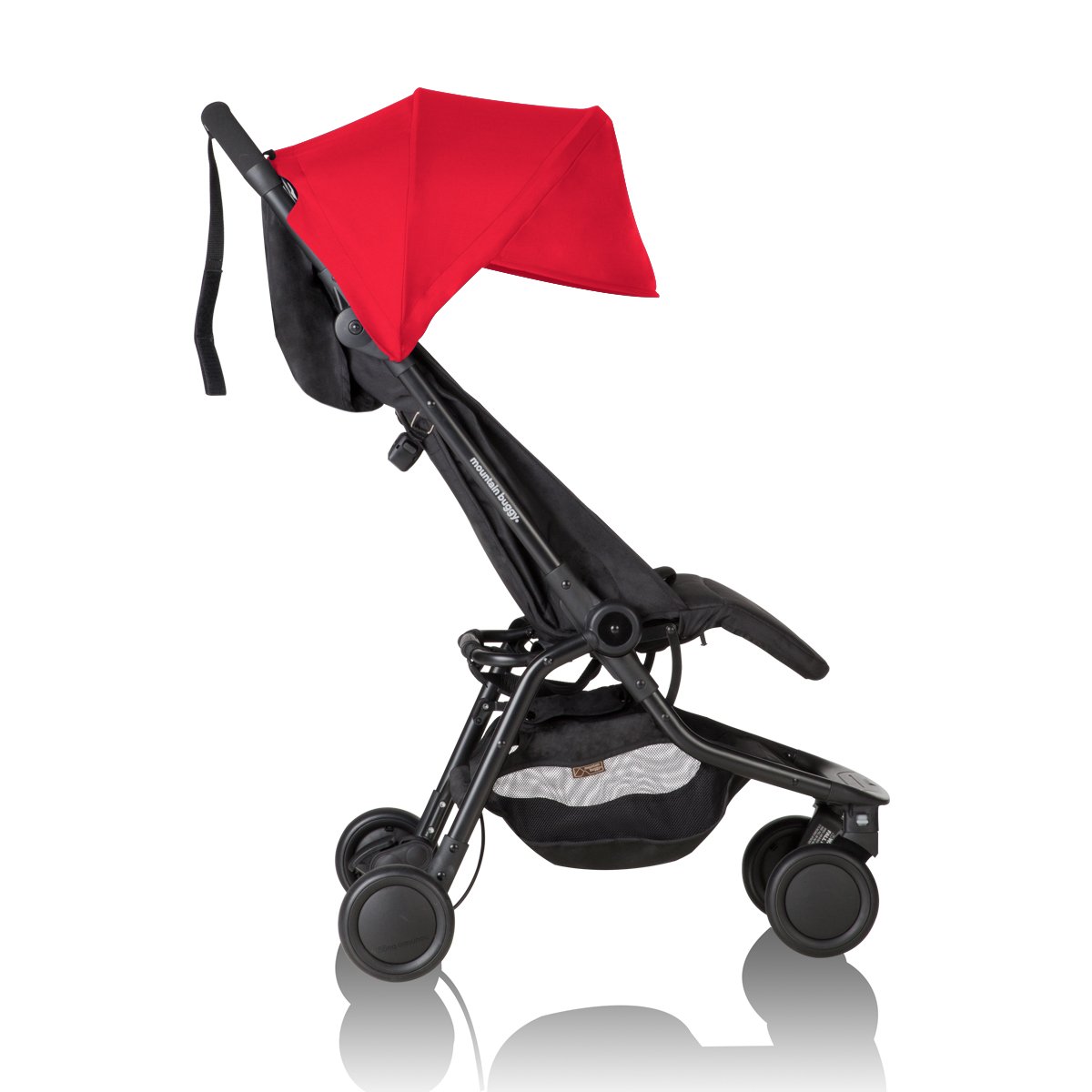 Mountain Buggy Nano Lightweight Compact Travel Stroller - Ruby Red | Perfect for Air Travel, City Walks & Everyday Use with Baby