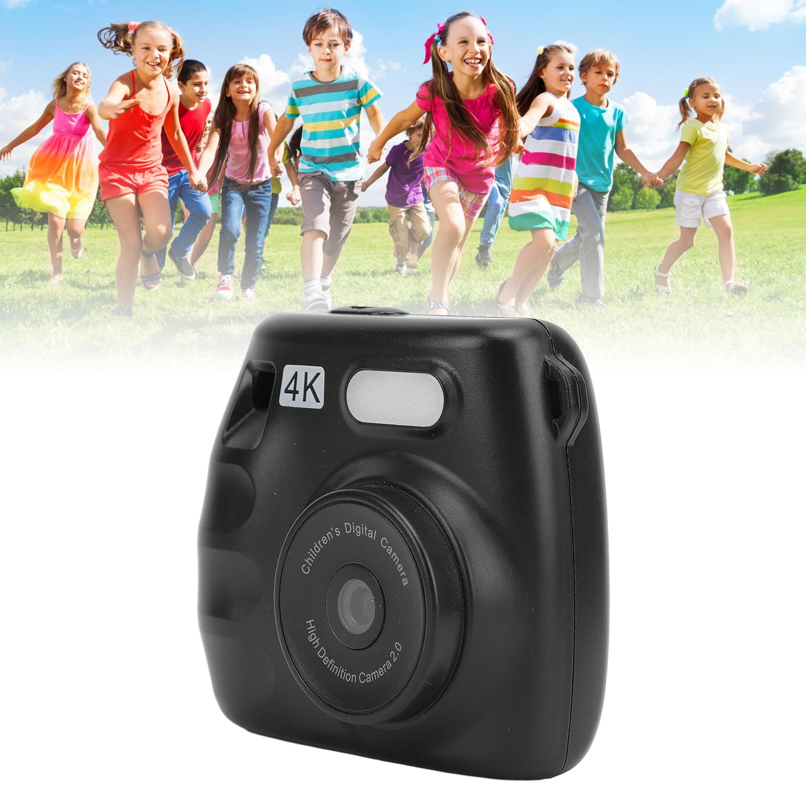 48MP HD 1080P Digital Camera - 2.0 Inch Screen Vlogging Camera with Dual Lens, Compact Point and Shoot Camera for Teens & Students (Black) | Perfect for Travel, YouTube Videos & Photography Classes