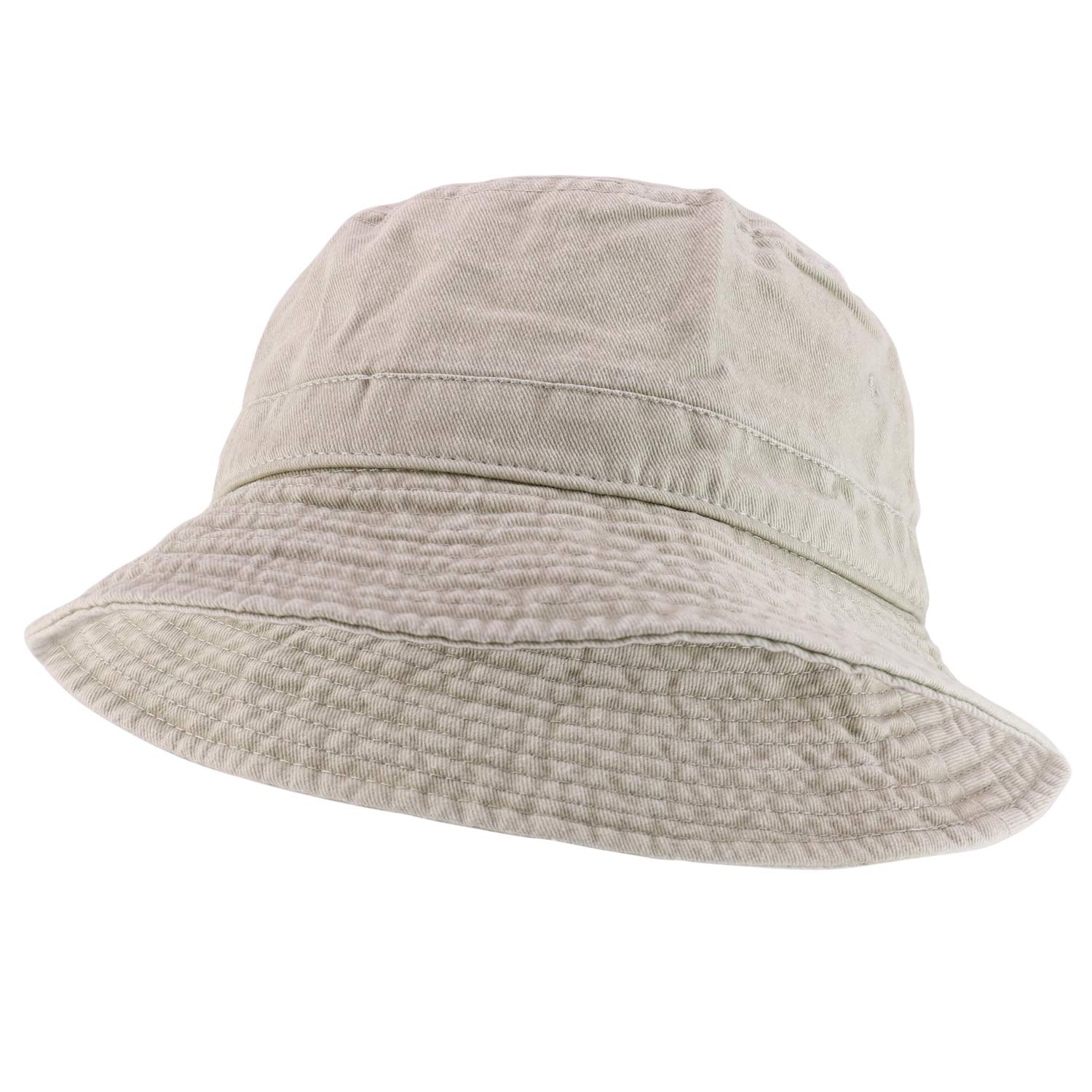 Trendy Unisex Cotton Washed Bucket Hat - 100% Pigment Dyed Adjustable Sun Hat for Men & Women - Perfect for Beach, Hiking, Fishing, and Outdoor Activities