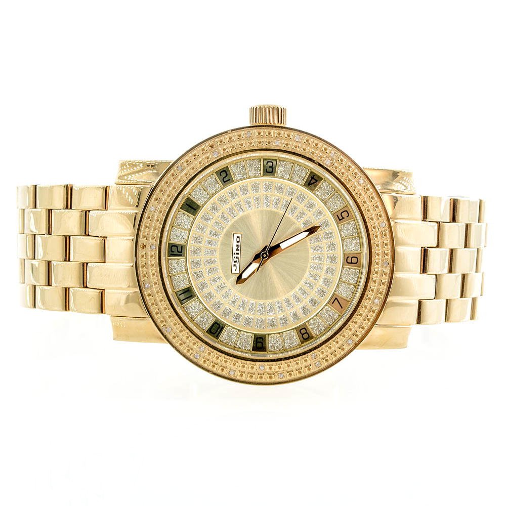 0.25 Carat Genuine Diamond Watch for Women - MJ-1177 Luxury Dress Watch for Special Occasions & Evening Events