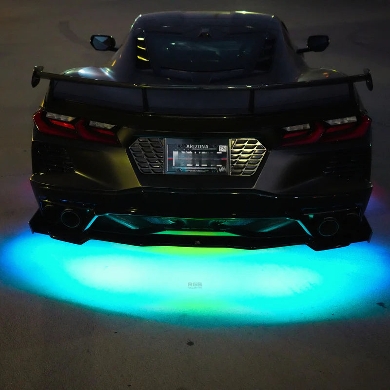 LED Underglow Lighting Kit 3.0 - 6 Piece Custom Car Neon Lights with Flexible Strips | Perfect for Car Customization, Underbody Glow & Night Driving