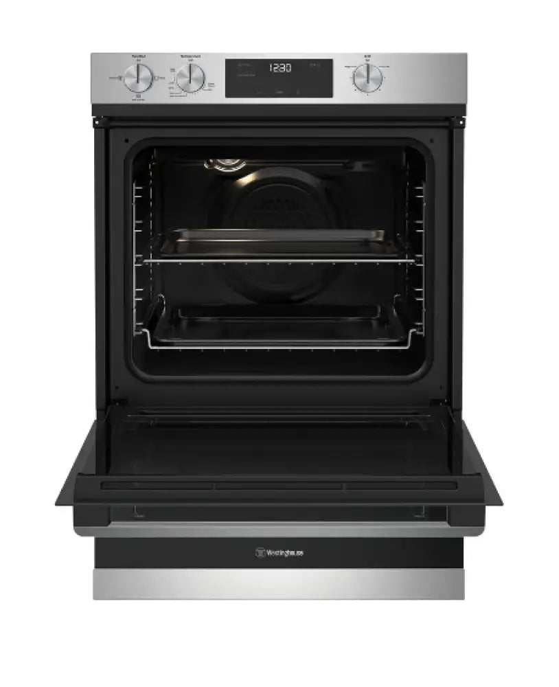 Westinghouse WVG6565SD 60cm Stainless Steel Multi-Function Gas Oven with Separate Grill - Perfect for Baking, Roasting & Grilling in Modern Kitchens
