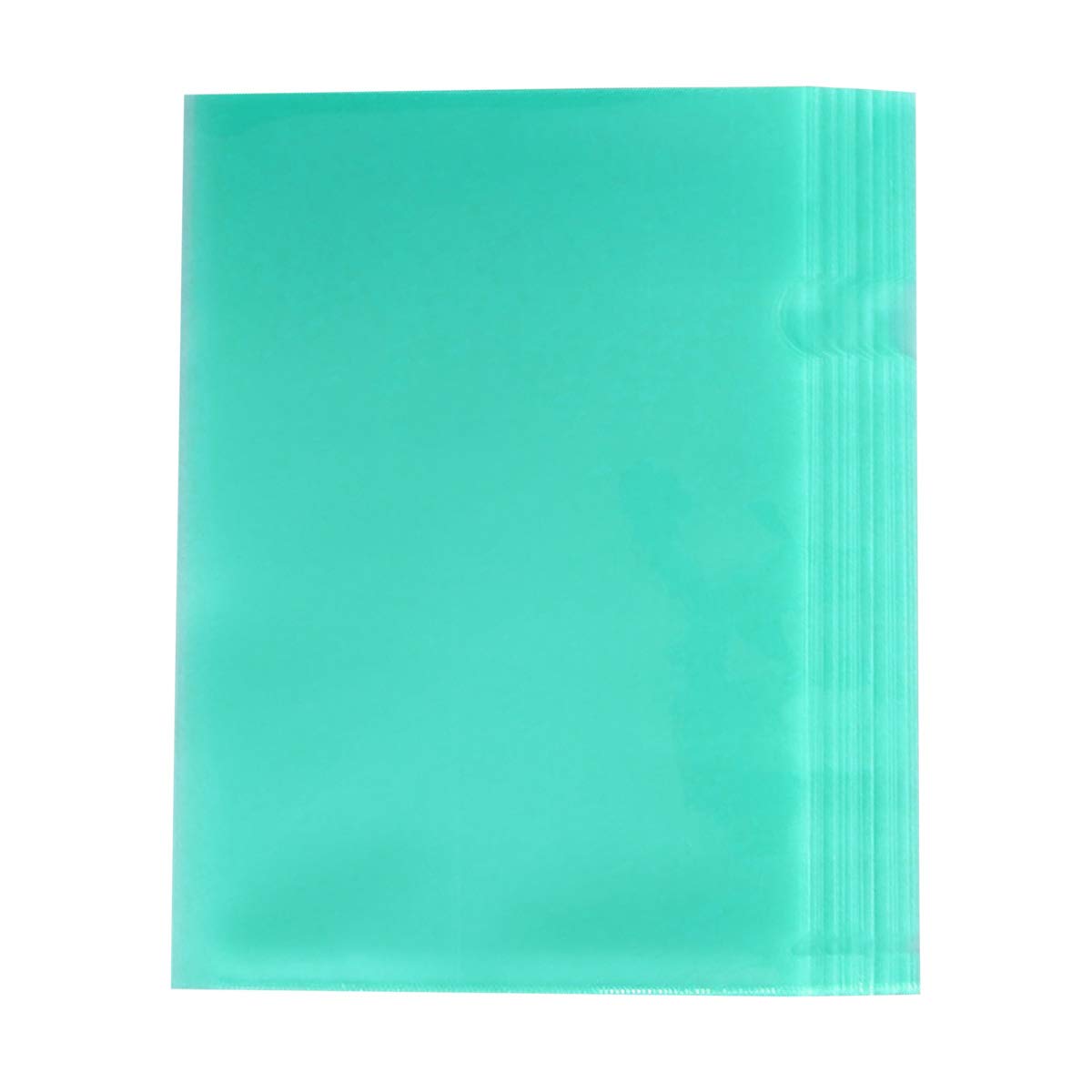 30pcs Transparent Expanding File Organizer - A4 Document Folder for Resume, Reports, Projects & Presentations | L-Type Folder with Pockets for Office, School & Home Organization