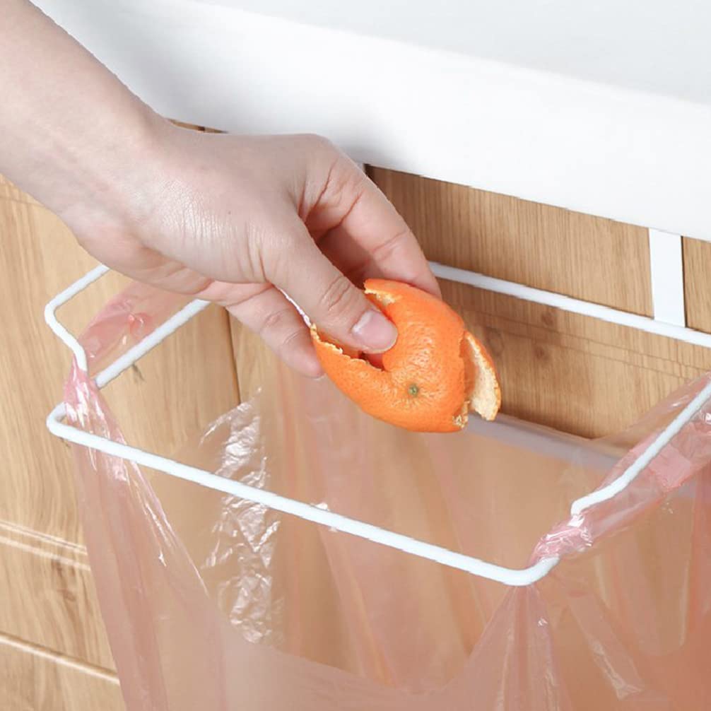 ULTECHNOVO Trash Bag Holder - Kitchen Garbage Hook Organizer with Hanging Stand for Waste Bags | Perfect for Under Sink, Pantry, Garage & Outdoor Use