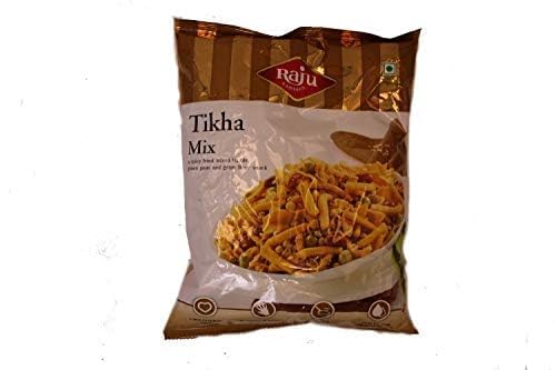 Raju Snacks Tikha Mix 310g | Spicy Indian Snack Mix | Perfect for Parties, Movie Nights & Office Snacking