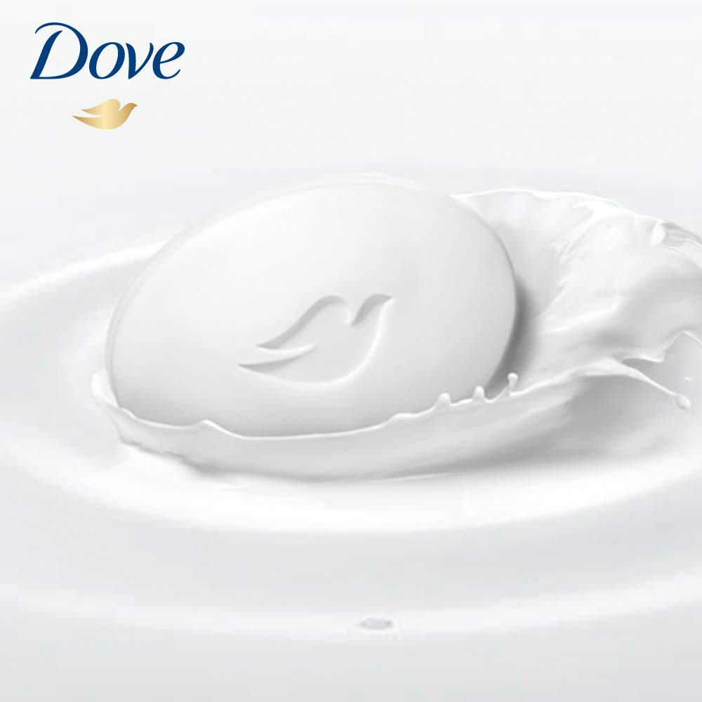 Dove Cream Beauty Bathing Bar with 1/4 Moisturizing Cream for Softer, Smoother Skin - 100g (Pack of 4 + 1 Free) | Gentle Cleansing & Hydrating for Dry Skin - Perfect for Daily Shower, Spa & Travel