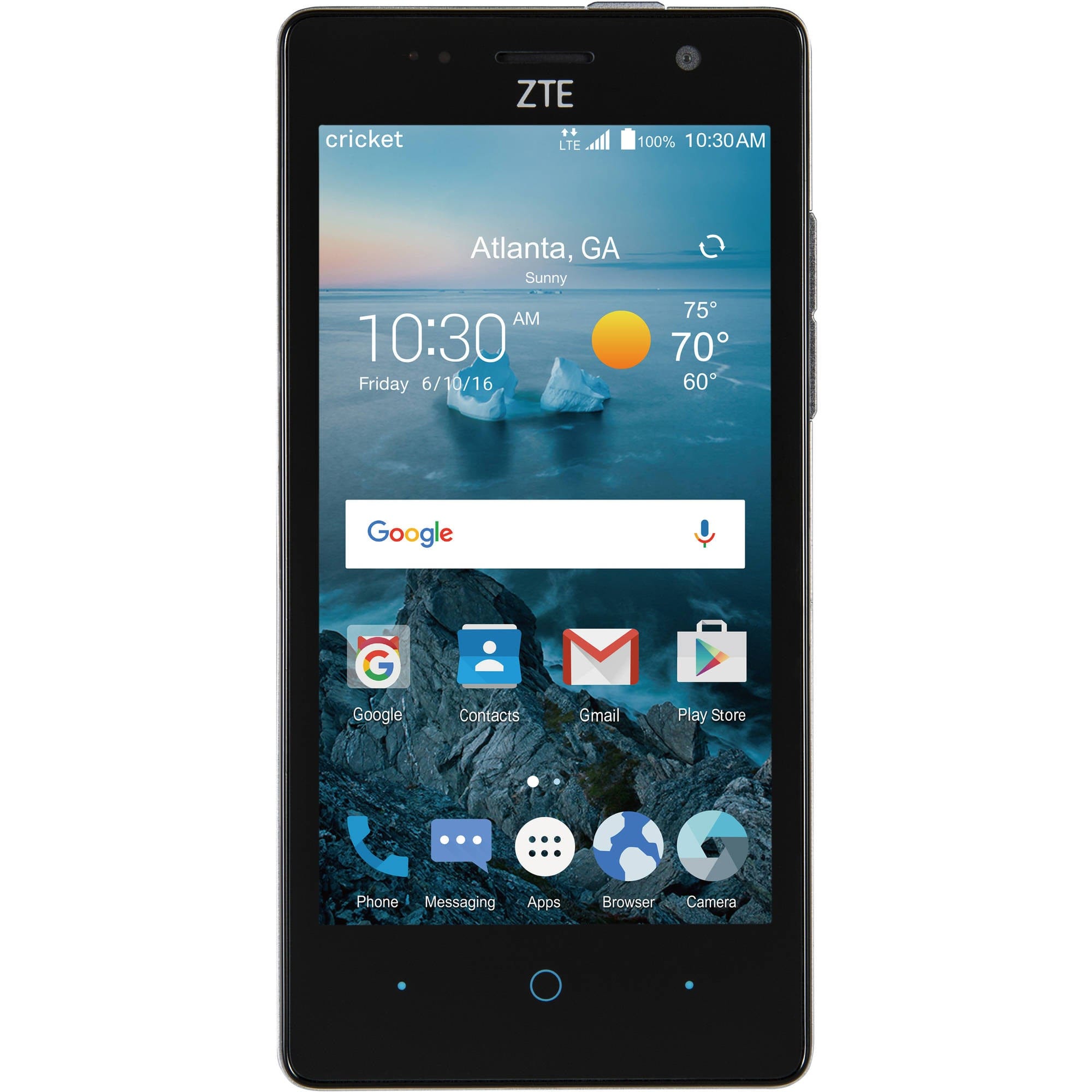 ZTE Fanfare 2 Prepaid Smartphone - 4G LTE Android Cricket Wireless Phone with 5