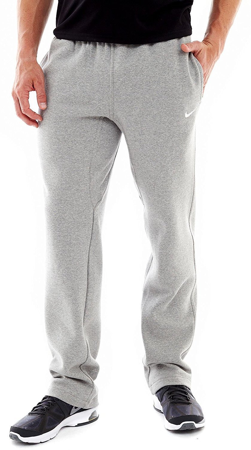 Nike Men's Club Swoosh Sweatpants - Comfortable Joggers for Casual Wear, Gym & Lounge | Athletic Fleece Pants with Iconic Logo