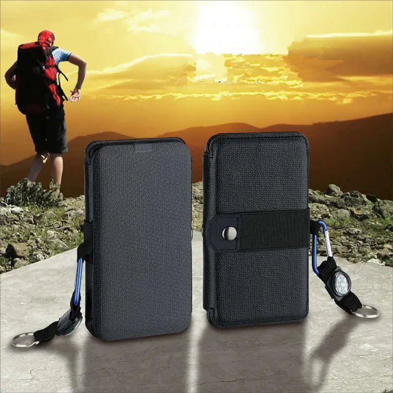 Portable Foldable Solar Panels for Camping, Hiking & Emergency Power - 100W Waterproof Solar Charger for Phones, Laptops & Outdoor Gear