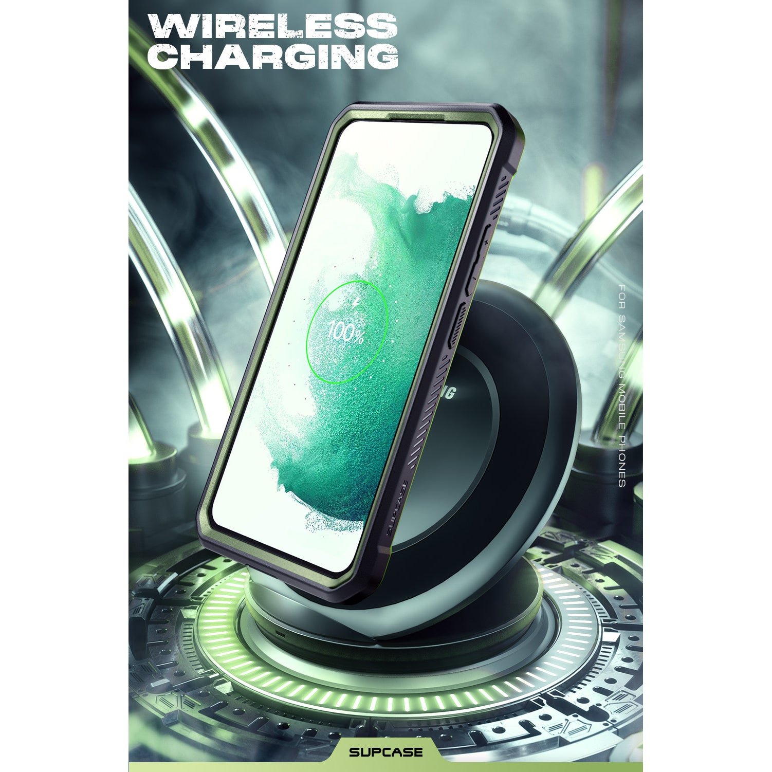 Samsung Galaxy S23 Ultra Unicorn Beetle PRO Case with Screen Protector - Dark Green | Heavy Duty Protection for Work, Outdoor & Travel