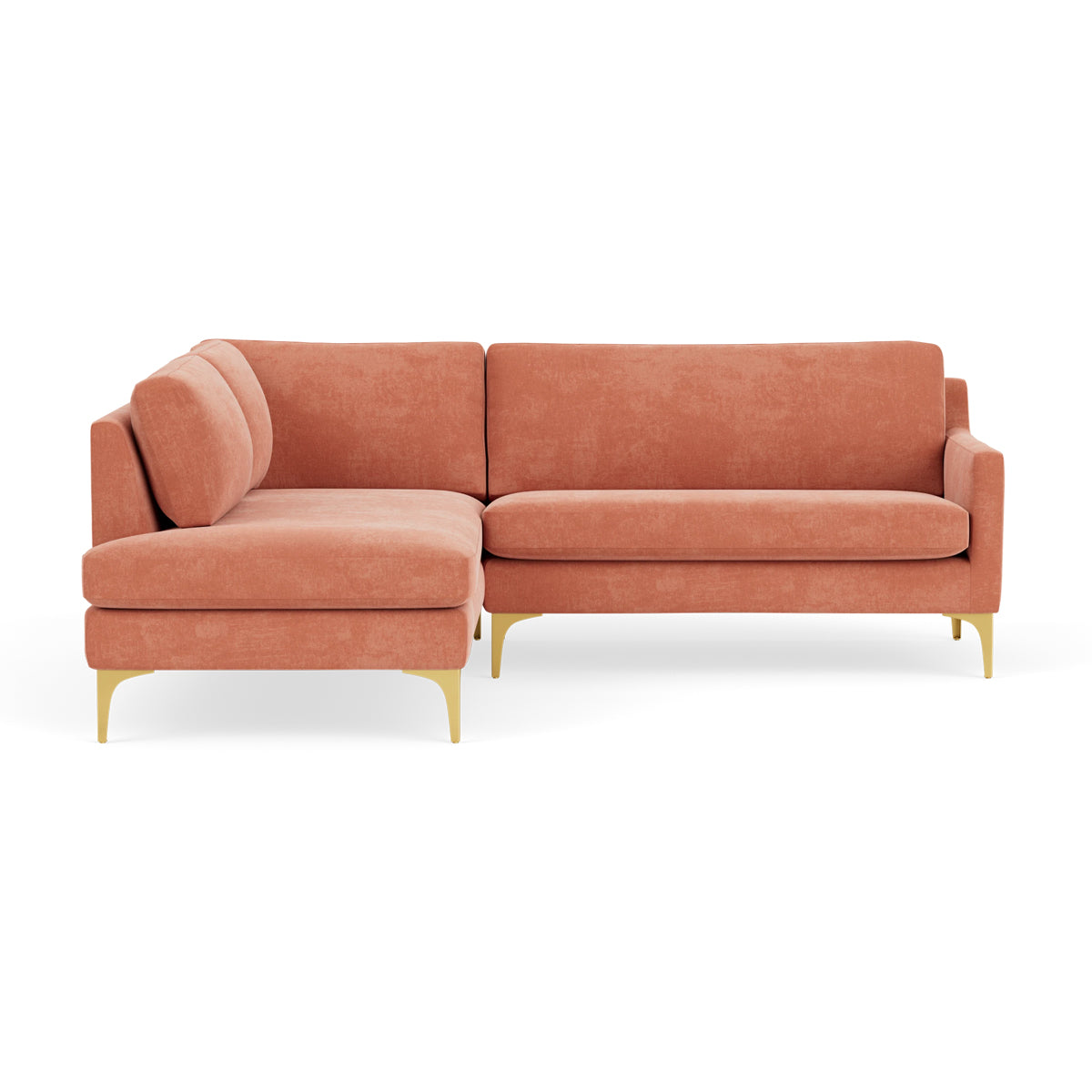 Astha Fabric Left Corner Sofa - Modern L-Shaped Sectional Couch for Living Room, Lounge & Small Spaces | Comfortable Home Furniture for Relaxing & Entertaining