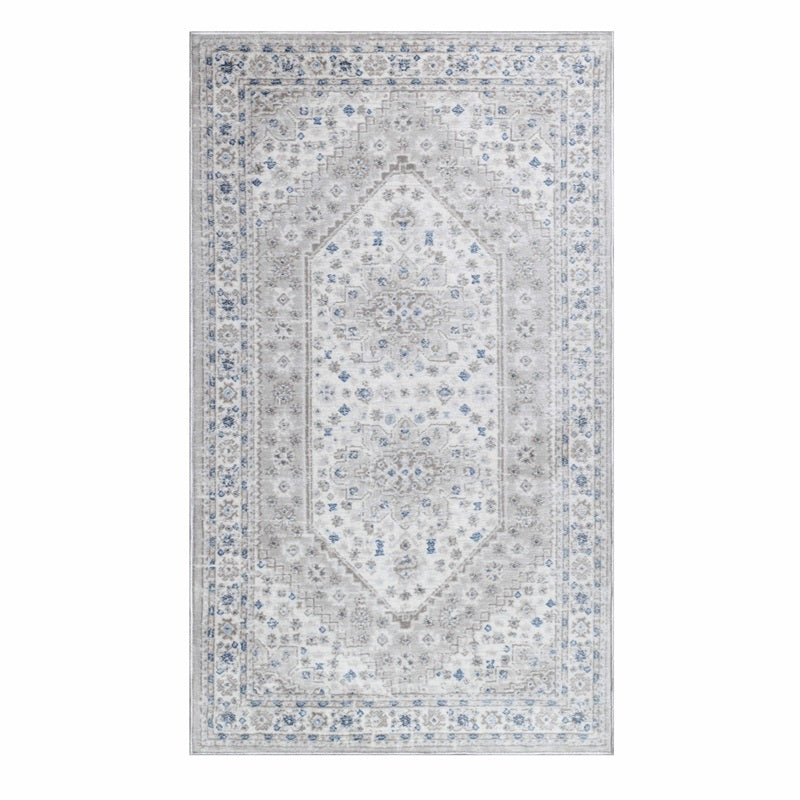 Layland Classic Medallion Traditional Indoor Area Rug or Runner - Non-Slip Living Room Carpet for Bedroom, Dining Room & Hallway Decor