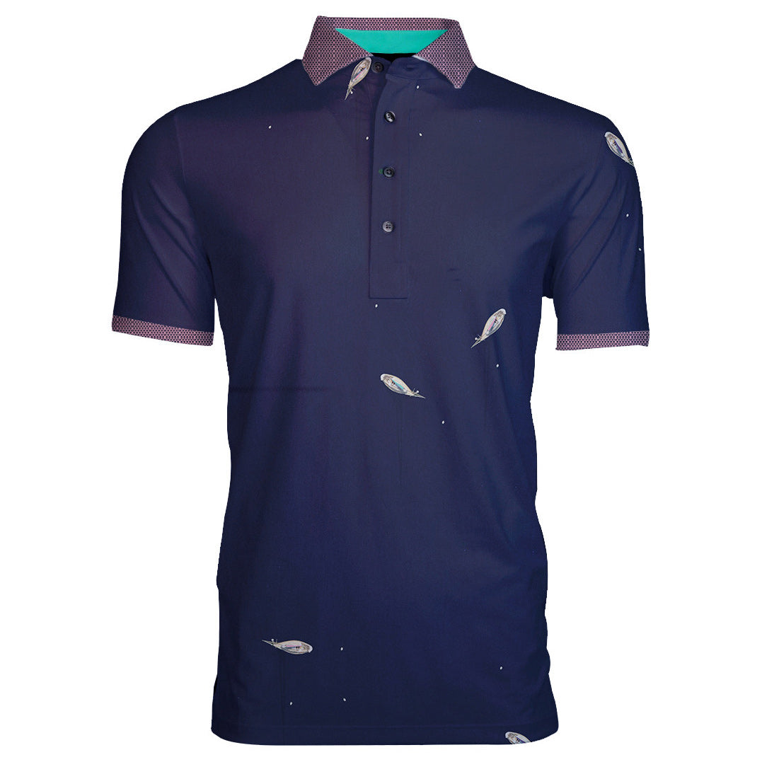 Greyson Skysail Men's Golf Polo Shirt - Moisture-Wicking, UV Protection & Breathable for Golf, Tennis & Outdoor Sports