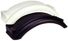 Marine Plastic Fender 8-12 Inch White - Boat Tie Down Accessories for Docking & Mooring