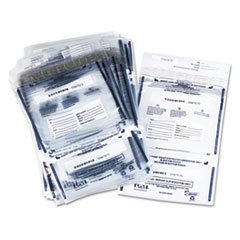 Tamper Evident Clear Dual Deposit Bags - 11