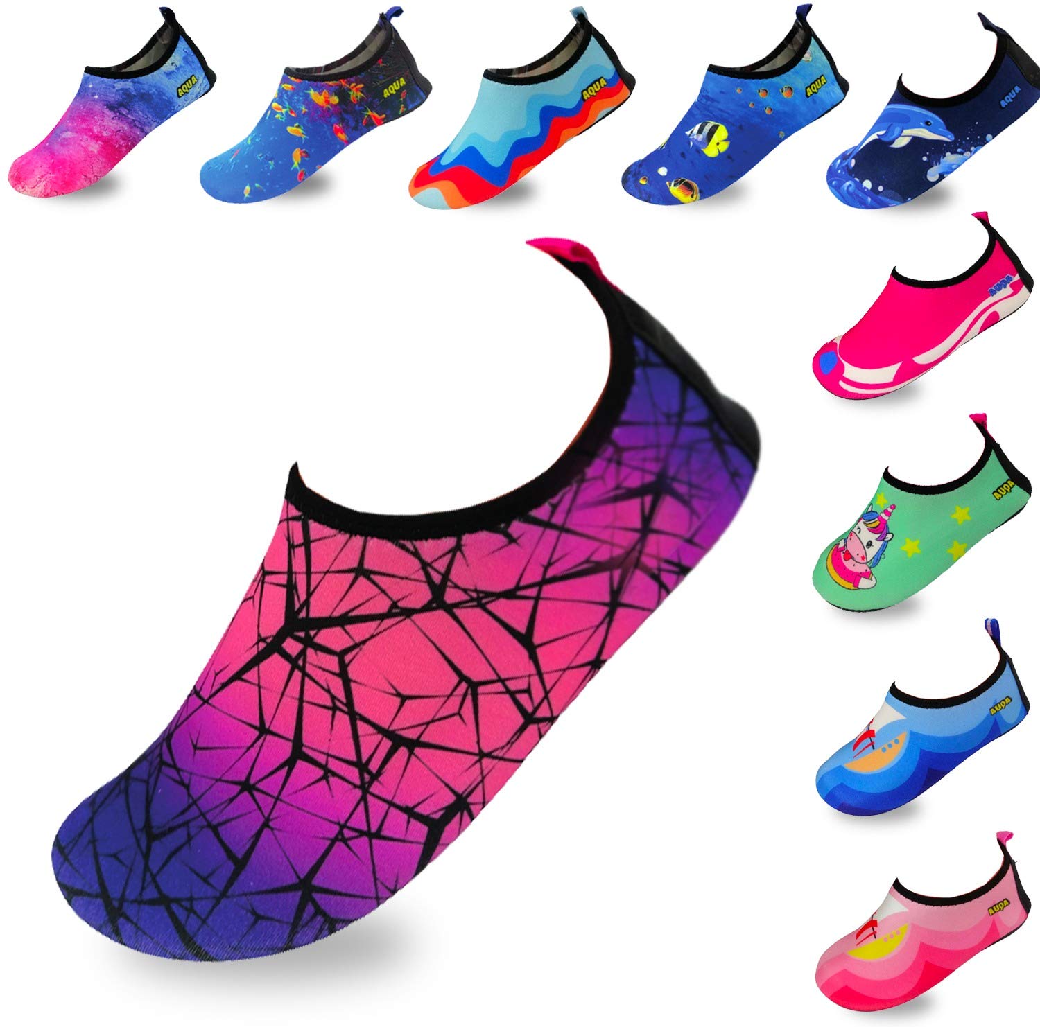 Quick-Dry Non-Slip Lightweight Swim Shoes for Kids & Toddlers - Perfect for Beach, Pool & Water Activities | Summer Water Shoes for Boys & Girls