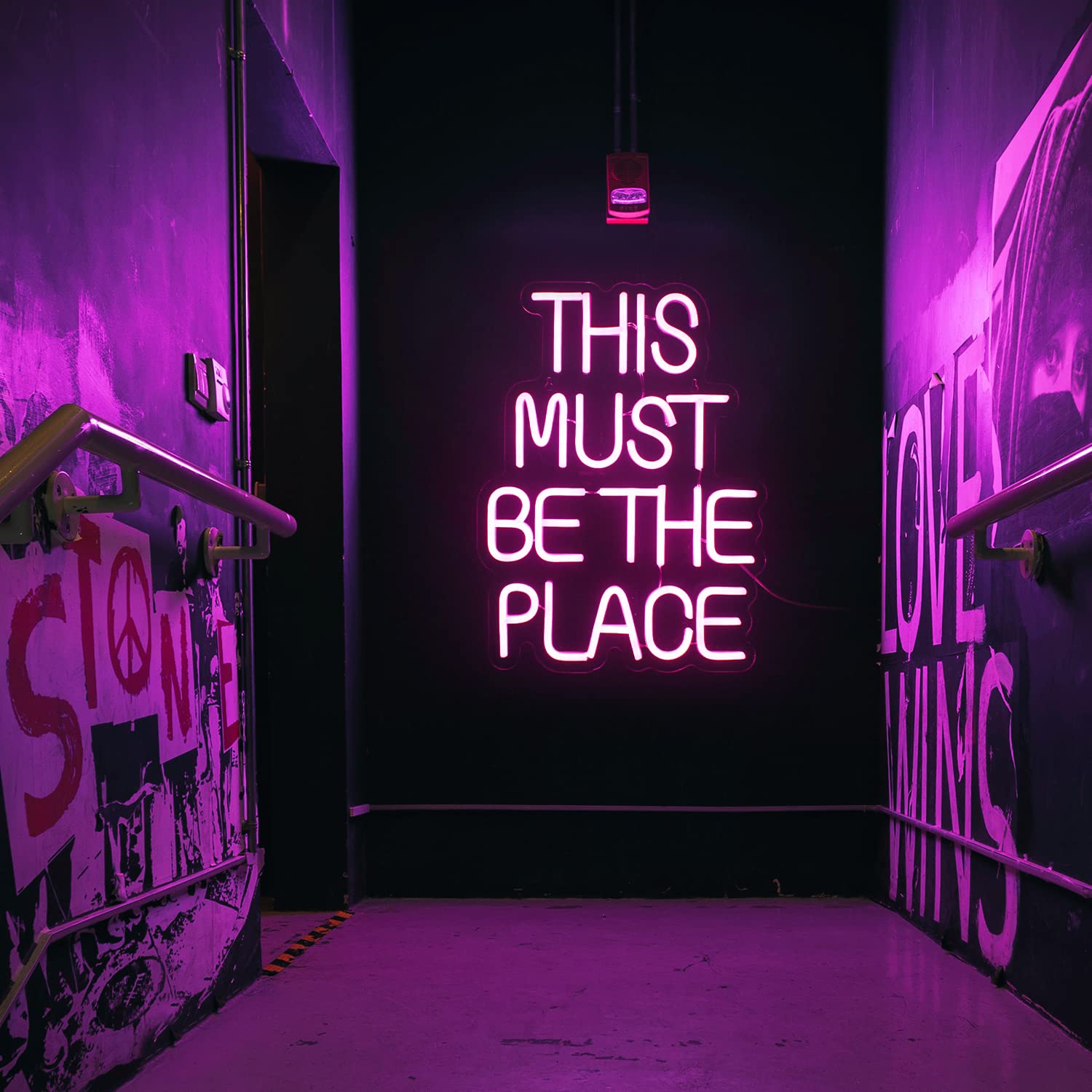 Pink Neon Sign - USB LED Wall Decor for Bedroom & Living Room