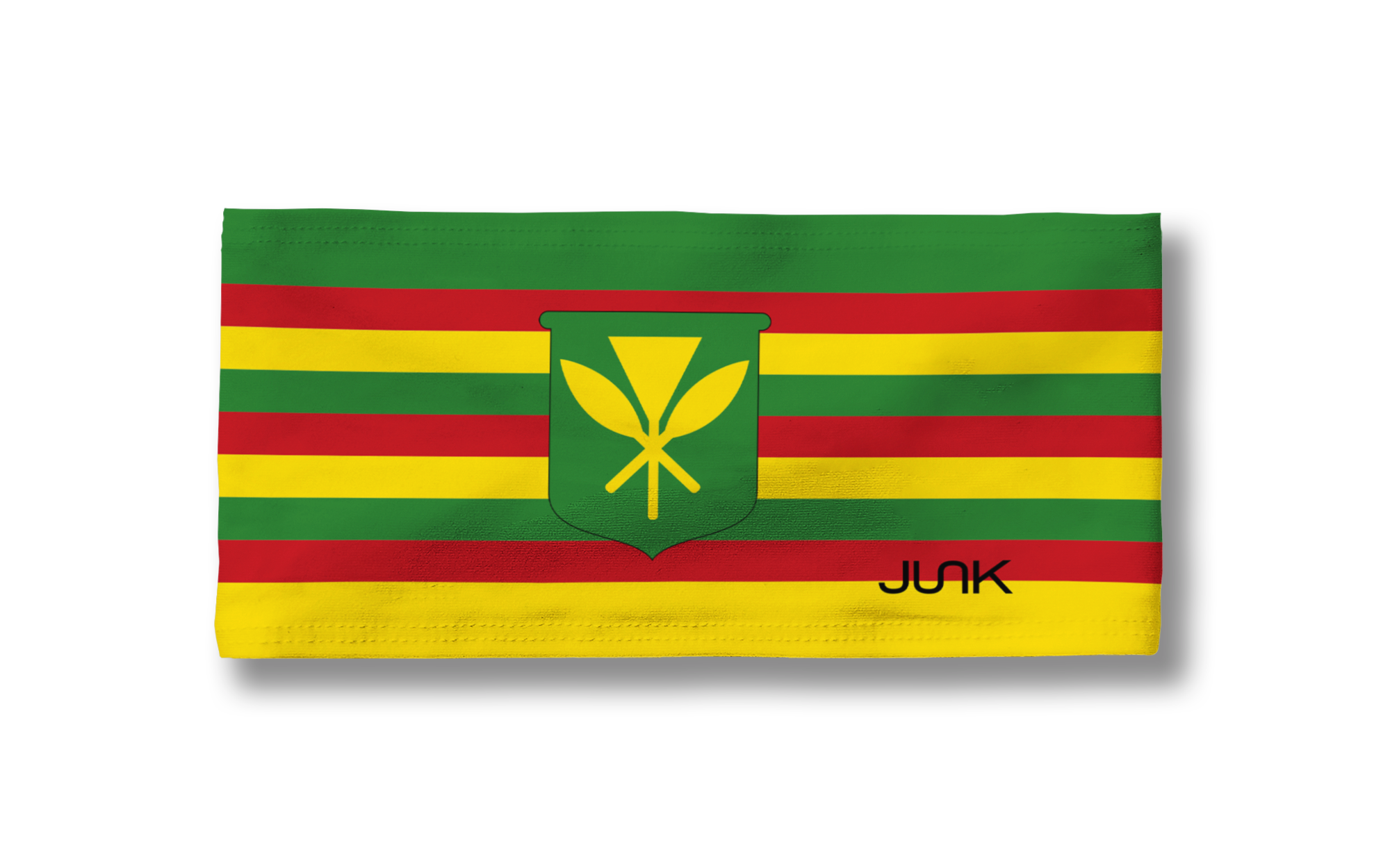 Kanaka Maoli Flag Big Bang Lite Headband - Hawaiian Pride Sports Headwear for Running, Yoga & Outdoor Activities