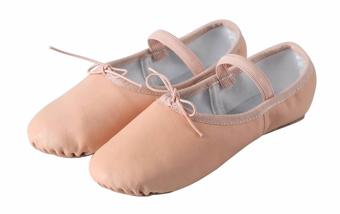 Genuine Leather Ballet Shoes for Women & Girls - Soft Ballet Slippers & Dance Shoes for Ballet, Jazz, Contemporary & Practice - Comfortable & Durable Leather Dance Footwear
