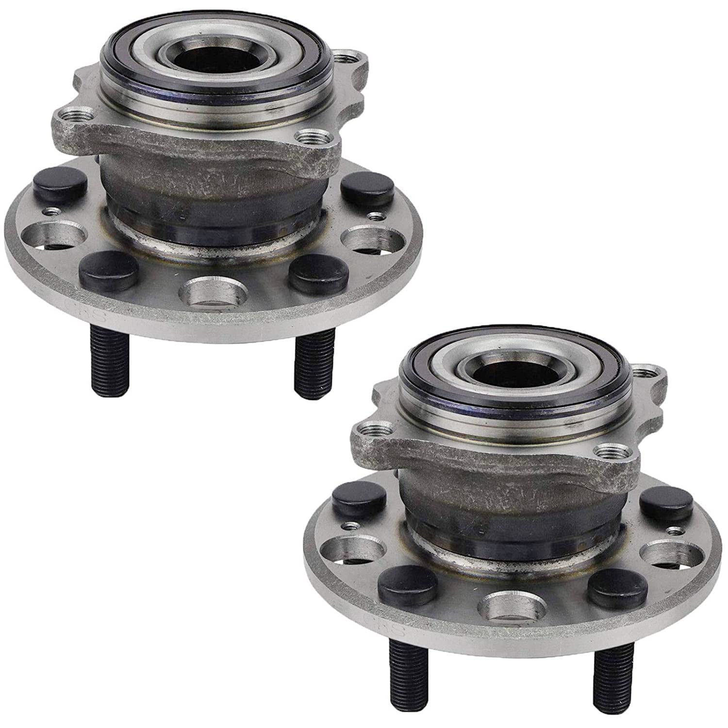 Pair of 2 Rear Wheel Hub and Bearing Assembly Compatible with 2005-2012 Acura RL & 2009-2013 Acura TL - Durable Replacement for Smooth Driving Experience