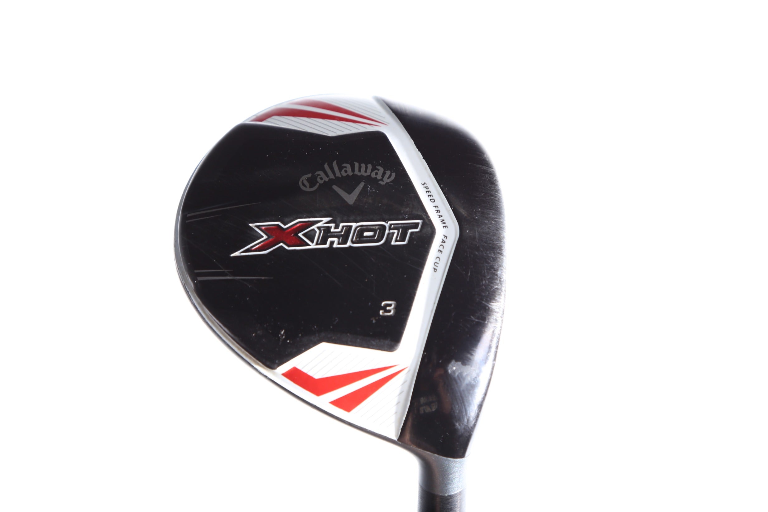 Used Callaway X Hot 2013 3 Wood Golf Club - Right Handed, 15 Degree Loft, Stiff Flex Shaft - Perfect for Mid-Handicap Golfers & Driving Range Practice