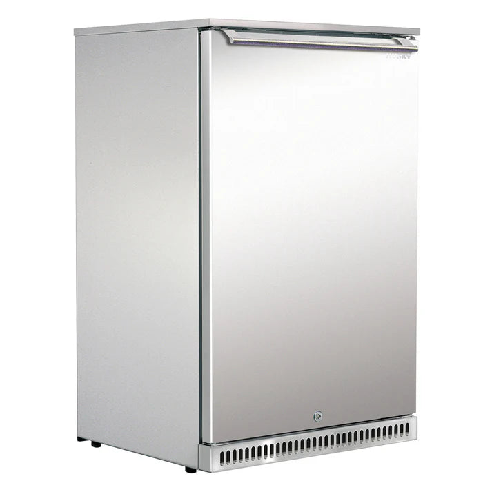 118L Husky Stainless Steel Outdoor Drinks Cooler with Solid Door - ALFC1SD840 | Perfect for Backyard BBQs, Pool Parties & Camping