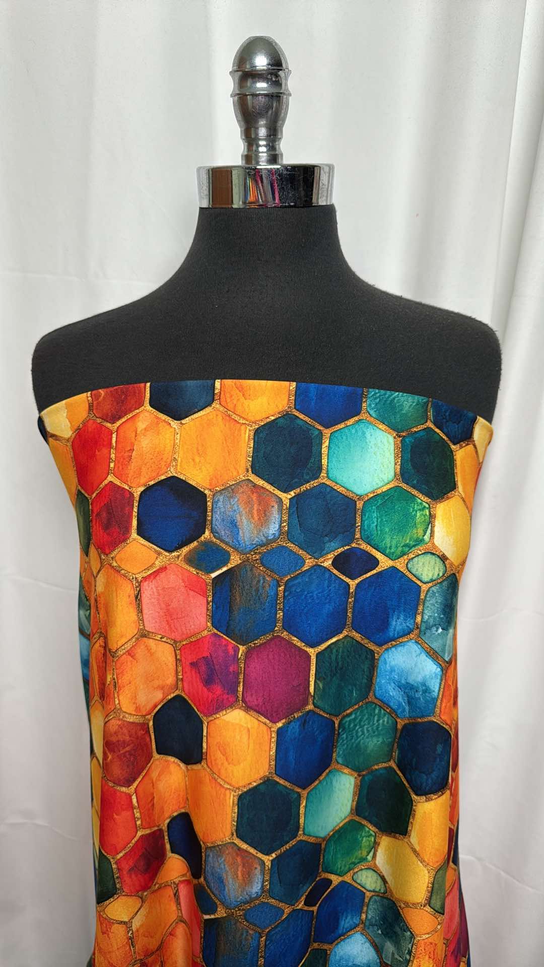 Jewelcomb Poly/Spandex Single Brushed Performance Fabric - 2 Yard Cut - Soft Stretchy Material for Activewear, Leggings & Dance Costumes