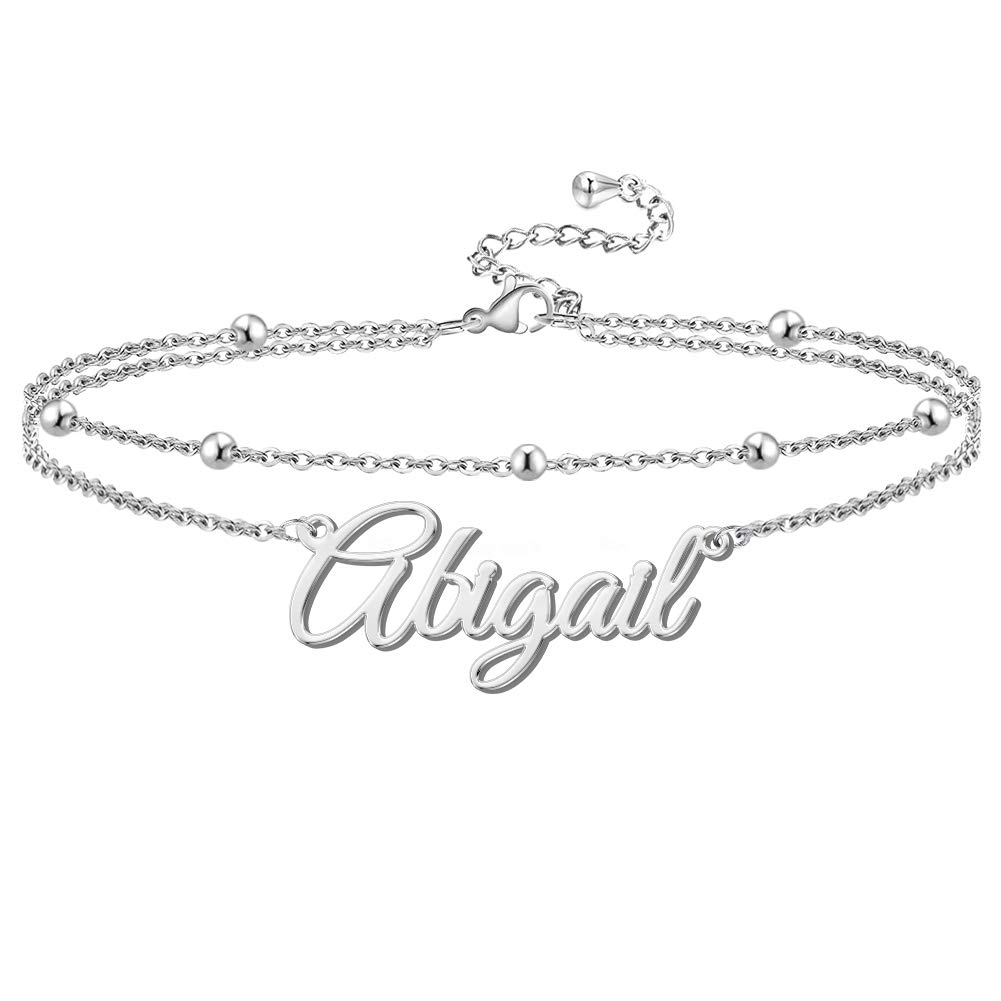 Custom Name Necklace for Women - Personalized Layered Choker with Any Name Pendant | Unique Gift for Mom, Wife, Girlfriend | Perfect for Birthdays, Anniversaries & Special Occasions