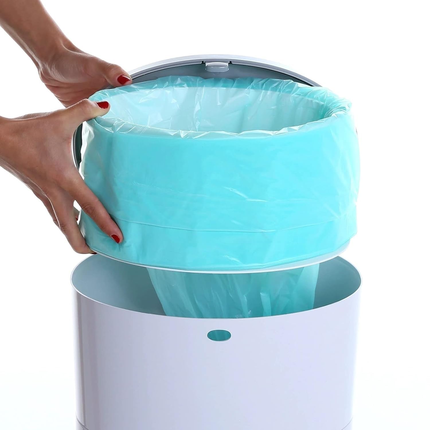 Dekor Classic Diaper Pail Refill Bags - 6 Count | Quick & Easy Replacement Bags for Baby Diaper Disposal System | Perfect for Nursery, Daycare & Home Use