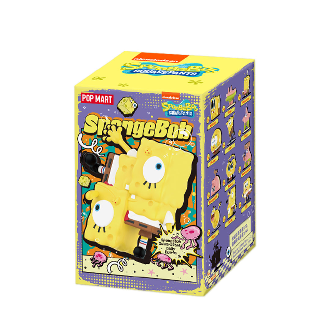 POP MART SpongeBob SquarePants Blind Box - Patrick Star Collectible Figure | Cute Desk Decor for Office & Home | Perfect Gift for Cartoon Fans