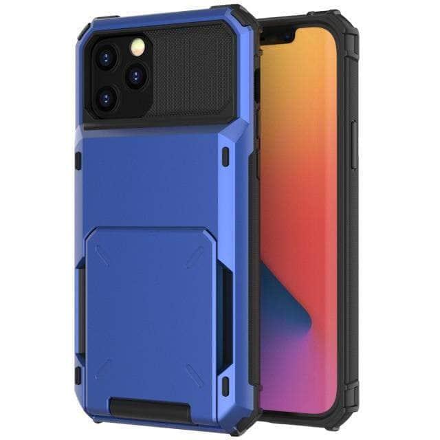 Premium RFID Blocking Leather Wallet Case for iPhone 13 with 3 Card Slots - Slim Armor Protection for Everyday Use & Travel