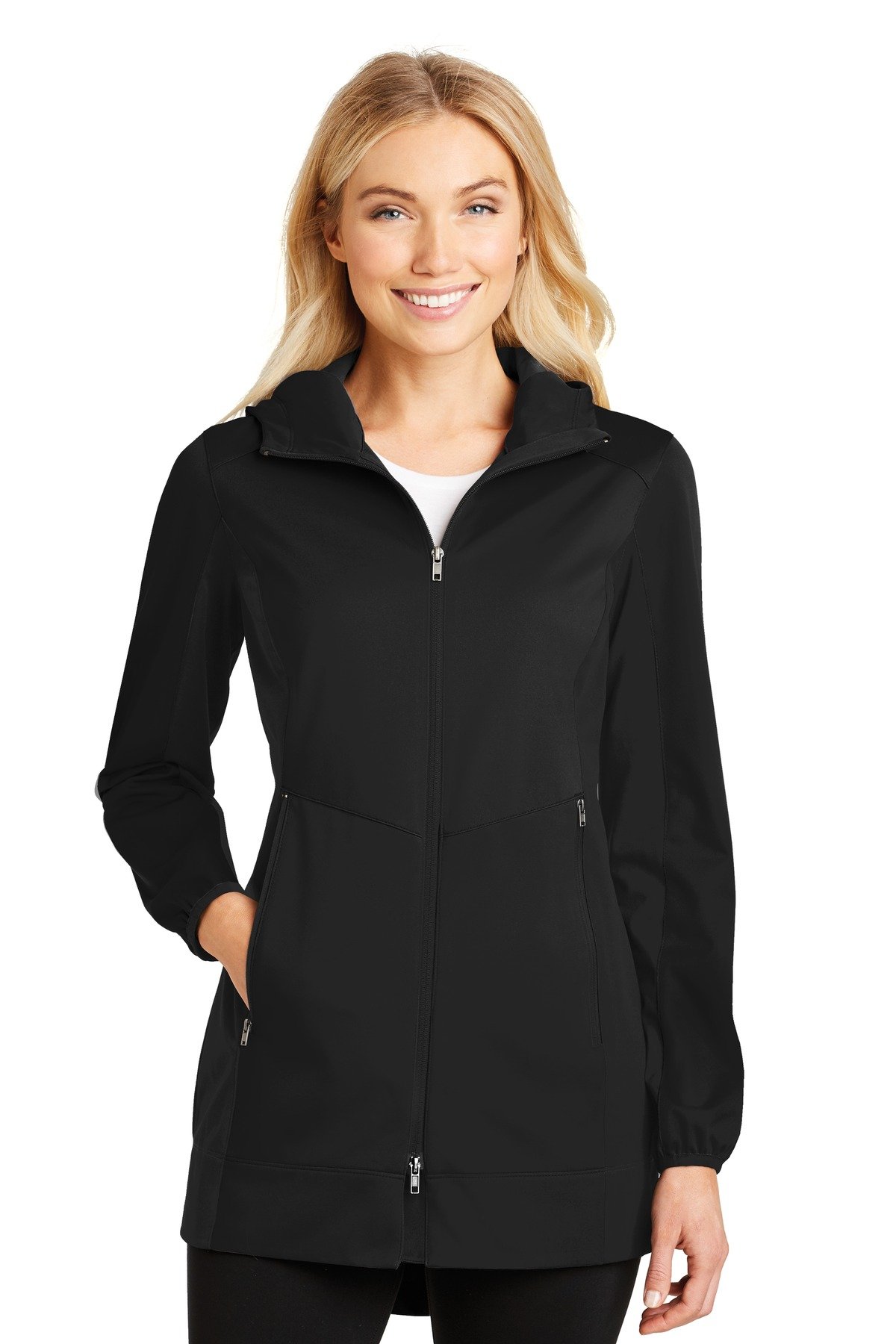 Port Authority Women's Active Colorblock Soft Shell Jacket - Lightweight Water-Resistant Windbreaker for Outdoor Sports, Hiking & Casual Wear