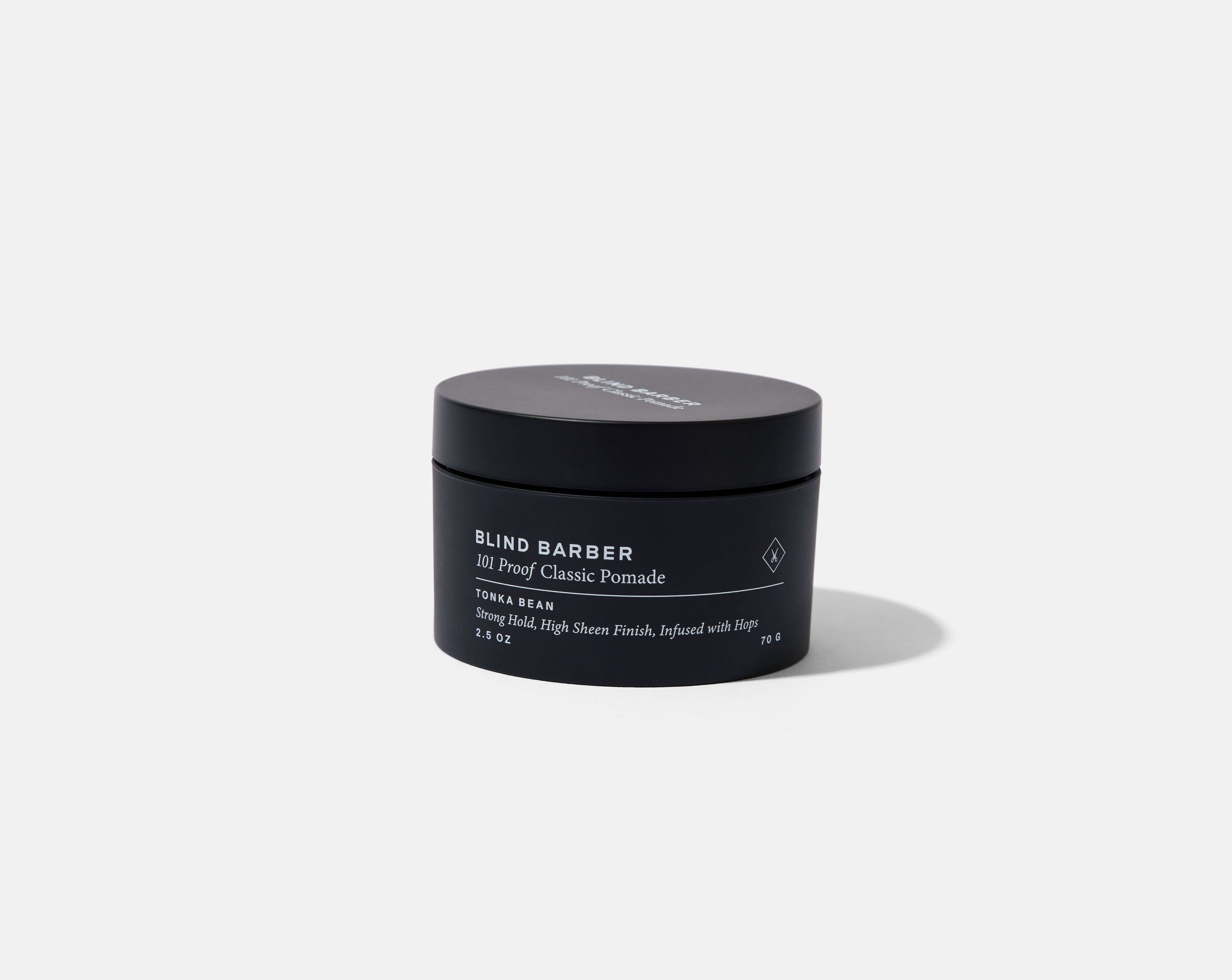 101 Proof Classic Pomade - Strong Hold Hair Styling Wax for Men - Perfect for Slick Back, Pompadour & Vintage Hairstyles