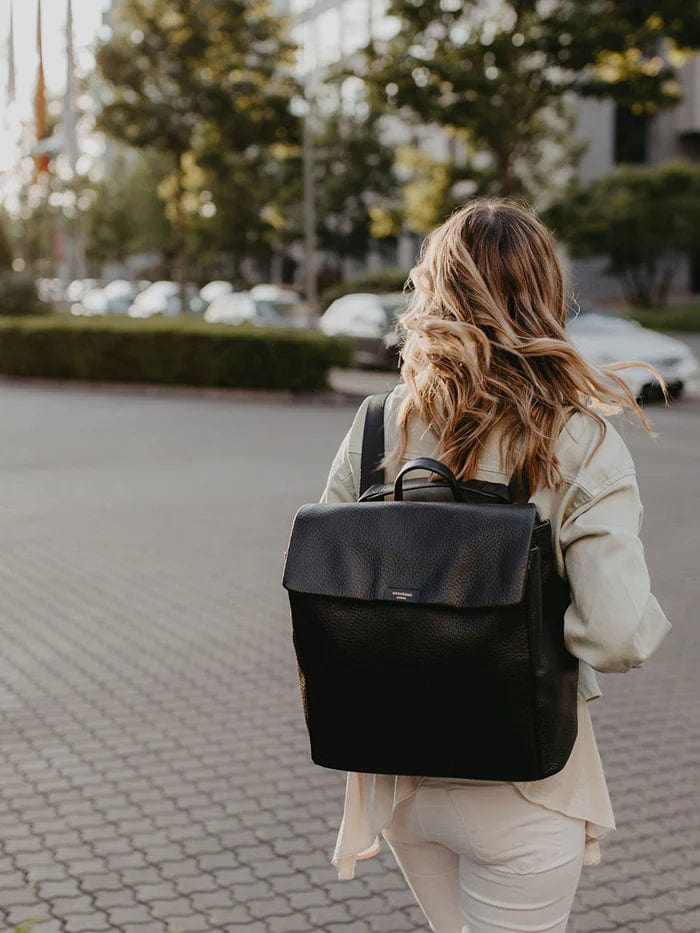 Storksak St James Genuine Leather Diaper Bag for Moms - Perfect for Baby Essentials, Travel & On-the-Go Parenting