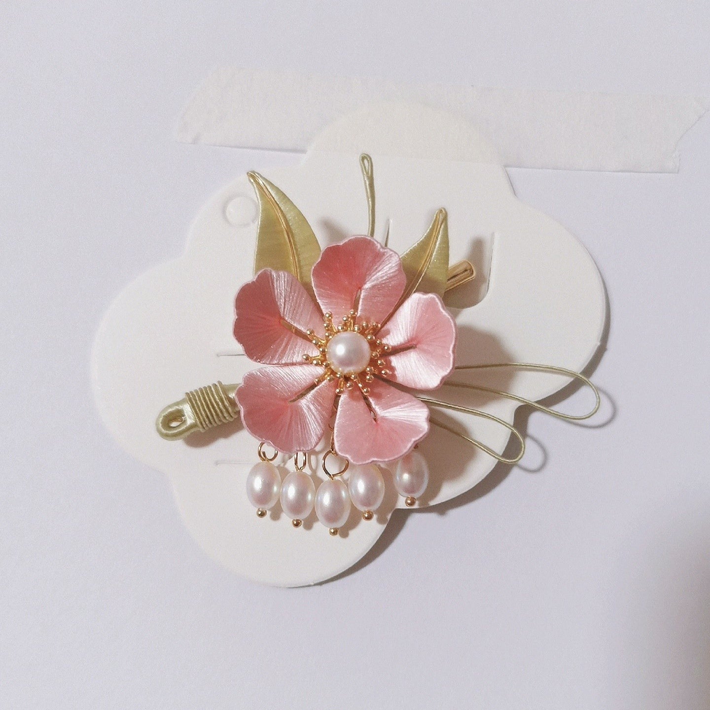 Little Flower Handmade Silk Brooch - Elegant Floral Pin for Women | Perfect for Dresses, Jackets & Special Occasions