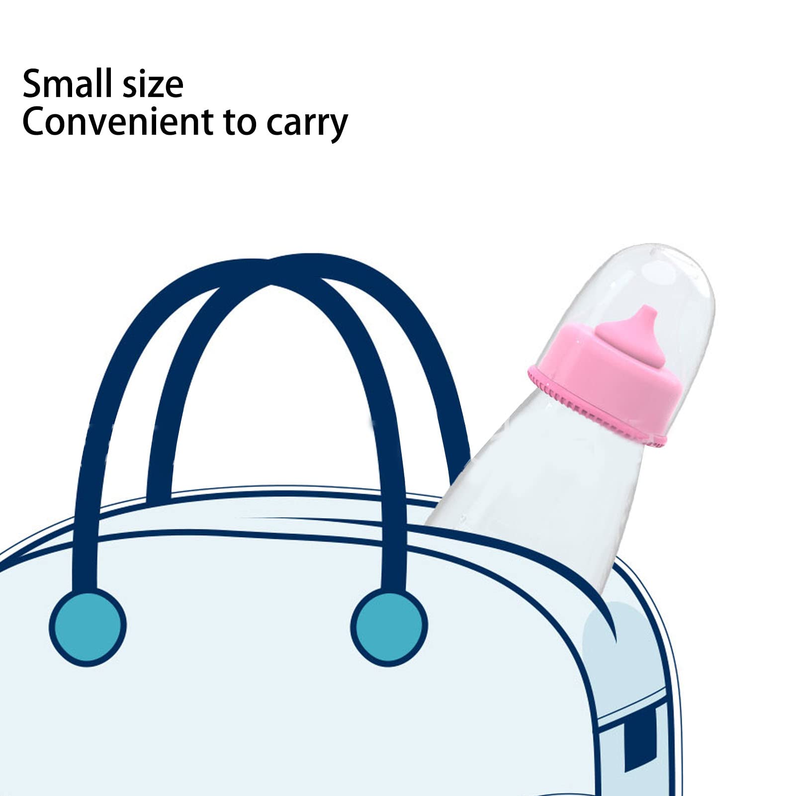 Shanrya Baby Butt Washing Bottle - Hygienic Diaper Cleaning Sprayer for Newborns & Infants - BPA-Free PP Material - 2 Pack - Perfect for Diaper Changes & Baby Hygiene Care