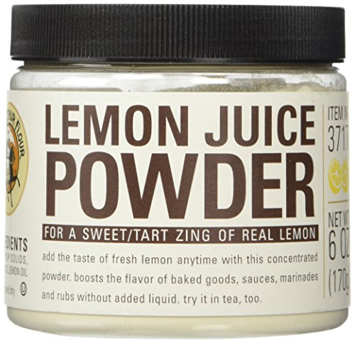 King Arthur Flour Lemon Juice Powder - 6 oz | 100% Natural Fruit Powder for Baking, Cooking & Drinks | Perfect for Lemonade, Desserts & Cocktails